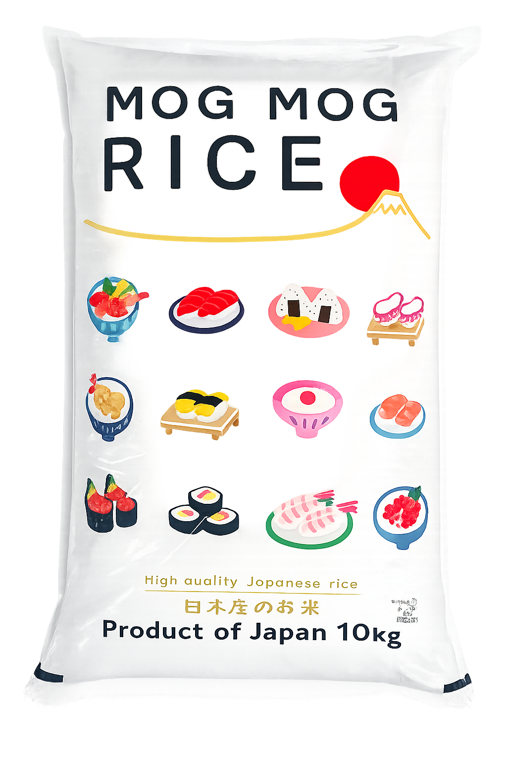 Riz Japonais MOG MOG 10kg Ibaraki Yumeharuka
